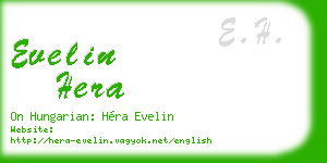 evelin hera business card