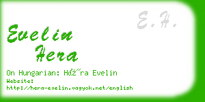 evelin hera business card